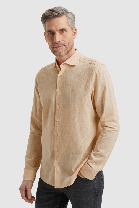 Vanguard long sleeve shirt linen cotton ble